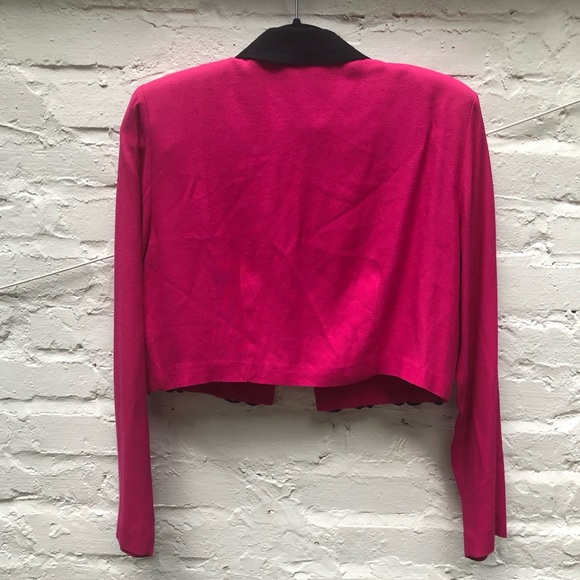 1980s Crop Jacket 💖🖤💖 - Picture 5 of 6